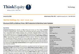 Structural Shift to Defense Prime: SRR Production & Maritime Scale Catalysts